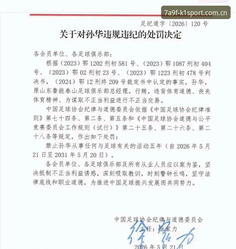 K1SPORT安卓下载必备 中国足协第三批禁足名单详解:65人受罚,从俱乐部高管到球员全面整顿